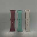 Bands Compatible for Apple Watch Band Women Men, Soft Silicone Sport Replacement Band for iWatch Apple Watch Series 10 9 8 7 6 5 4 3 SE Ultra