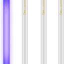 Qualirey 4 Pack Bug Zapper Replacement Light Bulbs 10W for 20W Indoor Bug Zapper, BL T8 F10W 13Inch Light Tube Compatible with Aspectek, Liba, Micnaron, Lulu Home and Other 20W Mosquito Lamp