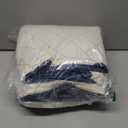 H.VERSAILTEX Water Resistant Chair Cover Reversible Chair Cover Protector for Dogs Washable Chair Slipcover with Non Slip Elastic Strap Living Room Furniture Cover(Armchair, Dark Blue/Beige)