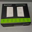 BrosTrend 5KM WiFi Bridge, Wireless Bridge Point to Point Outdoor, Long Range PtP PtMP for Camera, 2X Gigabit Ports, Plug&Play 5G 867Mbps, PoE Powered, Work with Starlink, Extend Network to Buildings