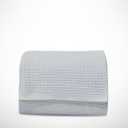 Cotton Waffle Weave Blanket Soft Woven Lightweight Breathable Bed Blanket Queen Size for Layering Any Bed, Couch Sofa, Home Decor for All Season (White - 90"x 90" INCHES)