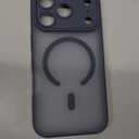 Symcele Designed for iPhone 17 Pro Case, Compatible with MagSafe, [Camera Protection] [15FT Military Drop Protection] Shockproof Translucent Matte Anti-Slip Phone Case, 6.3", Deep Blue