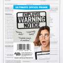 6 x Laughing Smith Funny Office Pranks - Employee Warning Notice Prank (50 Sheets) - Gag Gifts for Coworkers - Fun Work Supplies & Stupid Desk Accessories Stuff for Adults Men Women Coworker Gift Items