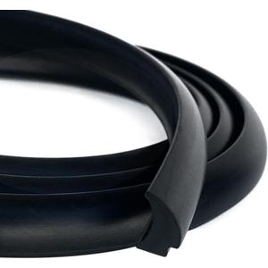 RV Window Rubber Seal Strip, Thicken 1/2'' x 1/4'' Window Locking Gasket, Window Edge Weatherstrip for Automotive, Camper, Boat, Truck and Van, 13Feet (4 Meter)