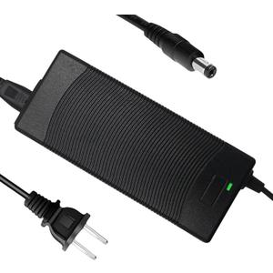 THEPRO 54.6V 2A Battery Charger for 48V Lithium Battery, Universal 54.6V Power Adapter Chargers, 5.5mm DC Connector for 2.5mm/2.1mm THEPRO 54.6V 2A Battery Charger for 48V Lithium Battery, Universal 54.6V Power Adapter Chargers, 5.5mm DC Connector for 2.5mm/2.1mm