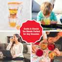 Tiesta Tea Ultimate Live Loose Leaf Kit, Tea Starter Kit with High to Non-Caffeinated Blends, Hot & Iced Brews, Includes Black, Green, Herbal Sample Bags and 16oz Brewmaster Dispensing Infuser