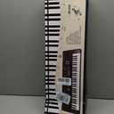 61 key keyboard Piano,Portable Electronic Digital Piano,Built In Dual Speakers,External Microphone,Power Plug,Rich Teaching Content,Multi-Functional Electronic Piano Suitable For Beginners iiw88