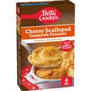 Betty Crocker Cheesy Scalloped Casserole Potatoes, 4 oz | Real Cheese & Potatoes, Smooth Creamy Cheese Sauce, Just Add Water, Milk & Butter, 4 Servings (EXP 02/12/27)