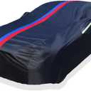 Sedan or SUV Car Cover Sedan, Upgraded Waterproof All Weather Full Car Cover, Universal Outdoor Indoor All Season Windproof Dustproof Scratch UV Protection (Black)