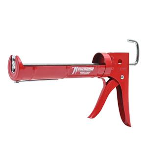Newborn 189D Drip-Free Super Ratchet Rod Cradle Caulking Gun, 1/10 Gallon Cartridge, 6:1 Thrust Ratio