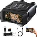JStoon Digital Infrared Night Vision Goggles - 4''/3'' Night Vision for Viewing in 100% Darkness-4K UHD/4K Video for Hunting, Camping, Birds Watching