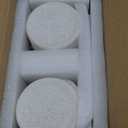 Cormomu Ceramic Soap Dispenser Set(2 Pack)  Hand Soap, Dish Soap, Shampoo & Shower Soap Dispenser for Bathroom & Kitchen, Stainless Steel Pump, Includes Silicone Funnel & Diatomaceous Tray, Gray