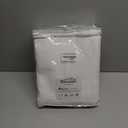 White Linen Curtains 96 inch Length Pinch Pleat Curtains for Living Room 2 Panels Light Filtering Privacy Neutral 96 Inch Pleated Drapes Hooks Rings Back Tab for Window Sliding Door