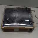 Vinyl Record Player with Speakers Vintage Turntable Vinyls Records Belt-Driven Turntables Support 3-Speed Wireless Playback Headphone AUX RCA Line LP Vinyl Players for Sound Enjoyment Retro Wood Cyan