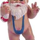 BESPORTBLE Garden Gnome Statue - 6.24inch Pool Party Gnome Figurine Outdoor Statues for Patio Garden Decor