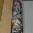 32.2'' Large Coat Rack Wall Mount Coat Hooks Coat Hanger with 8 Metal Black Triple- Hooks Brown Pine Real Wood Plank Hat Rack for Wall Hooks for Hanging Coat Hat Jacket