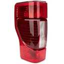 MiKaFex Left Driver Side Rear Tail Light Assembly Compatible with 2020 2021 2022 Ford F250 F350 Super Duty Rear Taillight Tail Lamp Halogen Brake Lamp(NO- LED)(w Blind Spot)