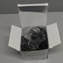 FUTEI Black Throw Pillow Covers Set of 2, 20x20 Inch Soft Faux Rabbit Fur Striped Texture Cushion Cases, Modern Decorative Couch Pillows for Living Room Bed