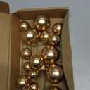 ASTARON 20 Pcs Ball Cake Topper Decorations Mini Balloons Cake Topper Sticks Gold Cake Picks Cake Balls for Graduation Wedding Birthday Cake Decorations