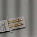 Automatic Center Punch - 5 inch Brass Spring Loaded Center Hole Punch with Adjustable Tension, Hand Tool for Metal or Wood - Pack of 2