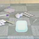 Unomor 2Pcs Reusable Silicone Pill Bags for Travel Transparent Pill Organizer with Open Design Resealable Storage Pouches for Medication