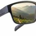 Polarized HD Genuine Glass Sunglasses for Men and Women, Italian Design, Anti-Glare,UV400,Corning True Glass Lenses