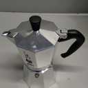 Bialetti Moka Express Iconic Italian Stovetop Espresso Maker (Natural Silver, 6 Cups)