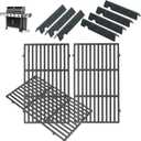 Genesis II 400 Grill Parts Kit for Weber Genesis II/LX GS4 400 Series Grills Genesis 2 E-410 S-410 E-435 E-415 S-435 SE-410 LX S-440 E-440 Replacement Parts, 66097 Grill Grates 66033 Flavorizer Bars