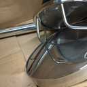 Silver Ice Bucket with Stand, large Champagne Ice Bucket 1.32 gal, Stainless Steel Ice Bucket, 3Ft Tall Ice Bucket for Cocktail Bar Parties