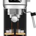 Geek Chef Espresso Machine, 20 Bar Coffee Machine, Latte Machine, Cappuccino Maker, Espresso Maker for Home (1.2L)