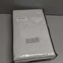 INOVADAY Thermal Sliding Door Curtains 100% Blackout Curtains for Bedroom, Sliding Glass Door Drapes Extra Wide for Patio Linen Textured Farmhouse Window Treatment, Beige, 2 Panel, W100xL84