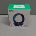 Kids Headphones - noot products K11 Foldable Stereo Tangle-Free 3.5mm Jack Wired Cord On-Ear Headset for Children/Teens/Boys/Girls/Smartphones/School/Kindle/Airplane Travel/Plane/Tablet (Navy/Teal)