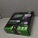 Leaf Blower Cordless with Battery and Charger,1000,000 RPM, 395CFM 1000G Power, Lightweight Handheld Design, Extended Nozzle,Blower for Patio Cleaning,Car Blowing Water, Blowing Leaves and Dust (Silver)