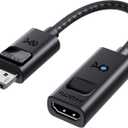 Cable Matters 8K DisplayPort 1.4 to HDMI 2.1 Adapter with 4K 240Hz / 8K 60Hz, Unidirectional DisplayPort to HDMI 2.1 Cable Adapter, Supports RTX5080, RX9070, Not Work with PS5/Xbox, No VRR Support