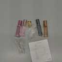 Segbeauty 5pcs 10ML Perfume Travel Refillable, Mini Cologne Perfume Bottles Empty, Portable Atomizer Sprayer for Perfume Travel Size Spray Bottle Pocket Glass Spray Bottles Toiletries Sample Dispenser (Mixed)