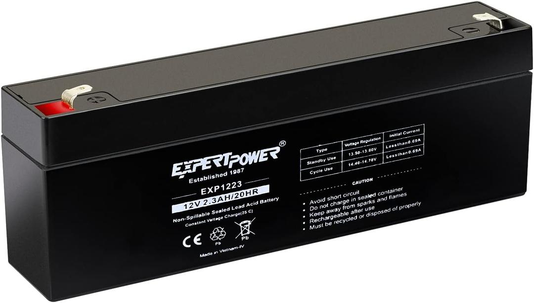 ExpertPower 12 Volt 2.3 Ah Rechargeable Battery // EXP1223