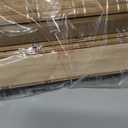 LazBlinds No Tools No Drill Cordless Bamboo Roman Shades, Light Filtering Window Treatment, Roll Up Bamboo Blinds for Windows 31.5'' W x 64'' H, Brown