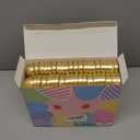 SevenQ Easter Eggs Empty 100Pcs, Fillable Plastic Golden Eggs for Easter Basket Stuffers Fidget Toy Easter Gifts for Kids Party Favors Pinata Treasure Box Candy Goodie Bags Fillers Egg Hunt Essentials