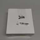 Jexine 4 Pieces Mini Christmas Wreaths for Kitchen Cabinet Small Christmas Candle Rings Wreaths Pillars Candle Rings Table Centerpieces Hanging Garlands for Front Door Window Decor (No Red Ribbon)