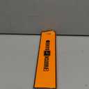 Titanium Band Compatible with Apple Watch Ultra 3/2/1 Band 49mm For iwatch Series 11 10 46mm 45mm 44mm 42mm SE 3/2/1 9 8 7 6 5 4 Men Women,Rubber Lining With Stainless Steel Buckle (Black-Orange)