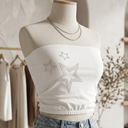 Woman's Tube Top with Star Design, Medium