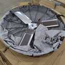 Comfort Zone Industrial Pedestal Fan, 30 inch, 3 Speed, High Velocity, Adjustable Height 56 to 76, Metal, Meets OSHA Standards, Airflow 36 ft/sec, Ideal for Garage, Workshop or Warehouse, CZHVP30