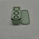 Tray for Cup,3 Hollow Cylinder Molds for 30-40oz Tumbler Cup,Silicone with Lid and Storage Box,Easy to Release Ice Maker Cube Tray for Juice Drinks Coffee/3472 (Color : Mint Green), 21213