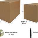Uboxes ECOBASICKT02 2 Room Economy Moving Kit, 30 Boxes, Moving & Packing Supplies