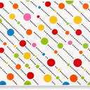 Breling Classroom Rugs Elementary, Polka Dot Classroom Rug 6 x 9 ft