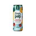 Simply Pop, Fruit Punch Prebiotic Soda, 12 Fl Oz, BBD: JUN 02/2026