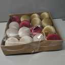 Velvet Ornaments for Christmas Tree 16 Pack 3.15" Velvet Christmas Ball Set, Luxurious Holiday Tree Ornaments for Home Decor, Burgundy Brown