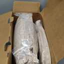 Bedsure Queen Comforter Set Beige - Bed in a Bag Queen Size Bedding 7 Pieces, GentleSoft Pintuck Bed Set Gift for Family, Pinch Pleat All Season Comforter with Sheets, Pillowcases & Shams