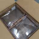 STORi Audrey Stackable Clear Bin Plastic Organizer Drawers | 2 Piece Set | Organize Cosmetics and Beauty Supplies on a Vanity | Made in USA