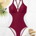 SUUKSESS Women Slimming Tummy Control One Piece Swimsuit Sexy Bathing Suit (XXL)